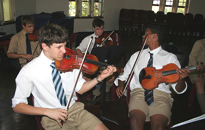 String Ensemble Rehearsal